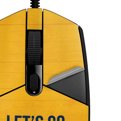 West Virginia University Mountaineers G203 Prodigy RGB Wired Gaming Mouse Skin